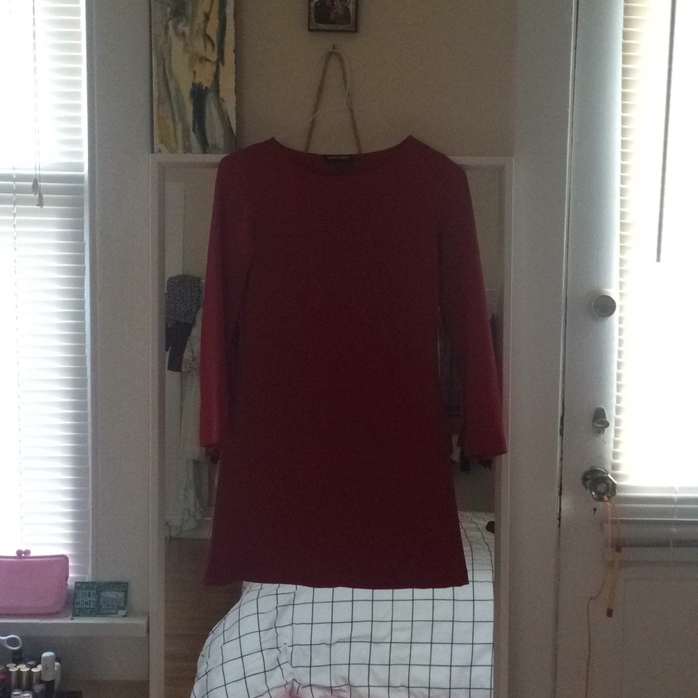 XS American Apparel Long Sleeve Chiffon Dress